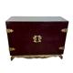 1950's lacquered wood and brass sideboard