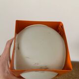 Orange Lamp Vintage Design Circa 1970 Space Age