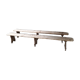 Paire de bancs rustiques 265 cm