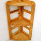 Etagère d'angle en pin