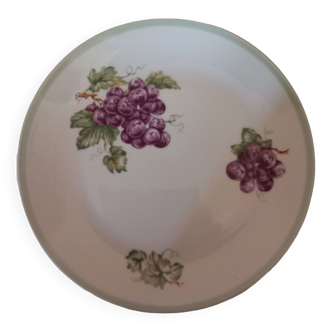 Porcelain grape plate