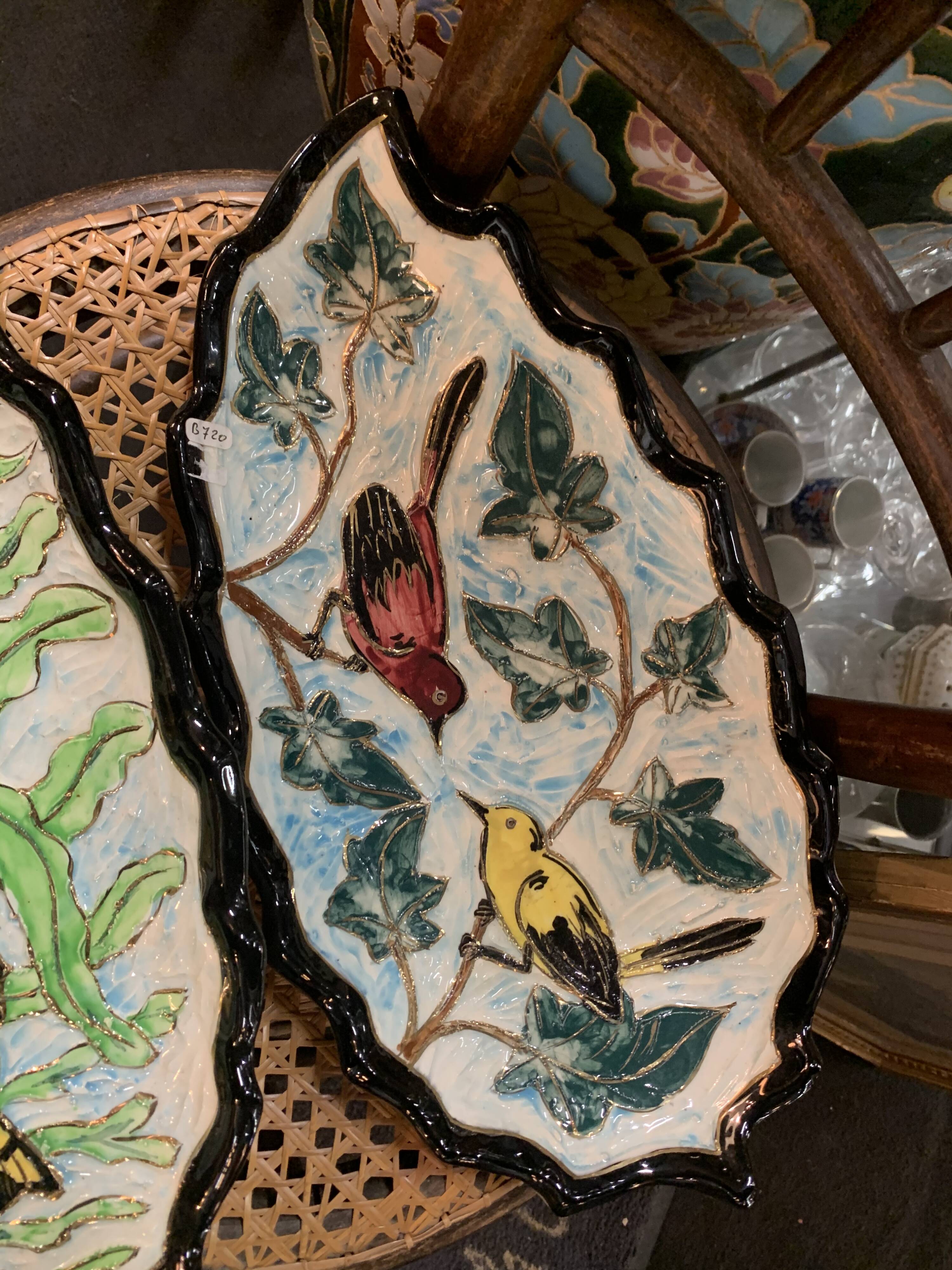 Pair of dishes in Vallauris