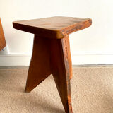Brutalist tripod stool