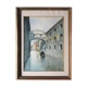 Aquarelle Venise le Pont des Soupirs 19ème siècle