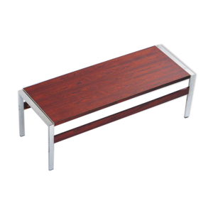 Table basse vintage design - 1960 palissandre