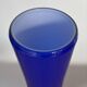 Vintage royal blue and white opaline soliflore vase