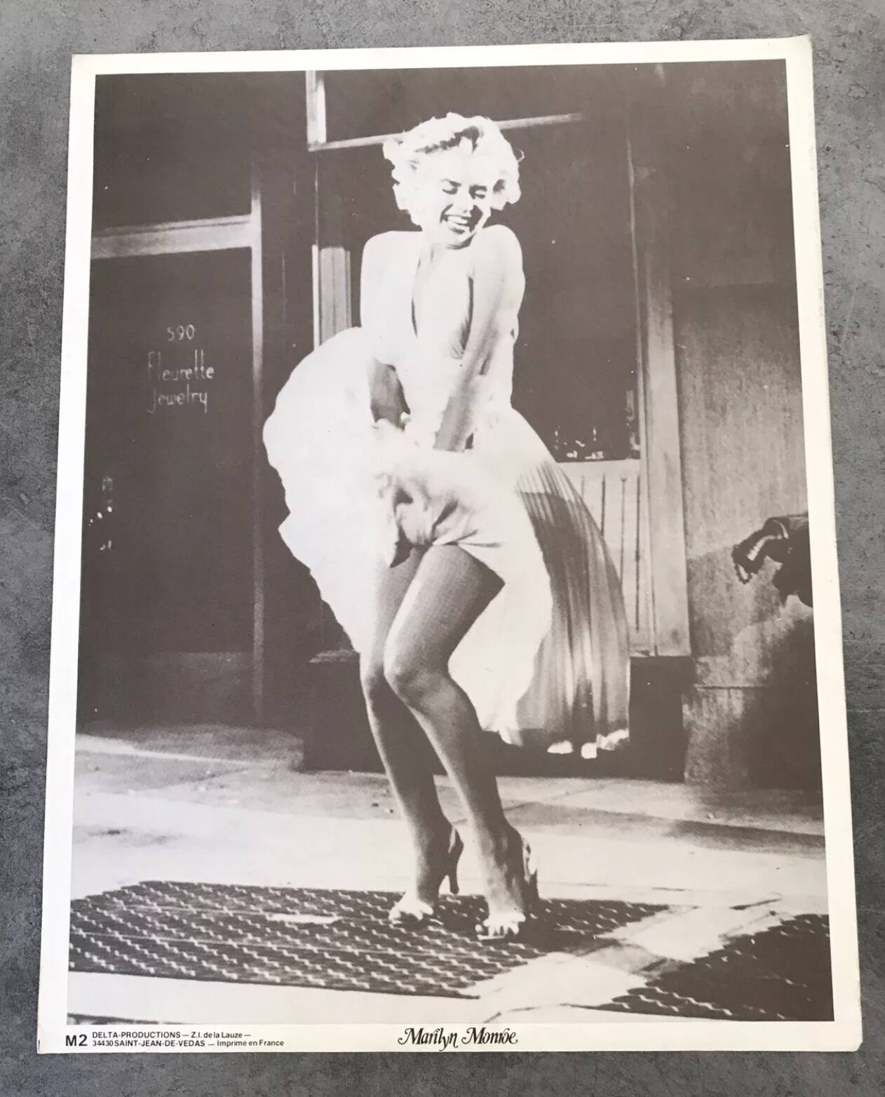Poster, vintage photograph poster MARYLIN MONROE, M2 Delta-Productions