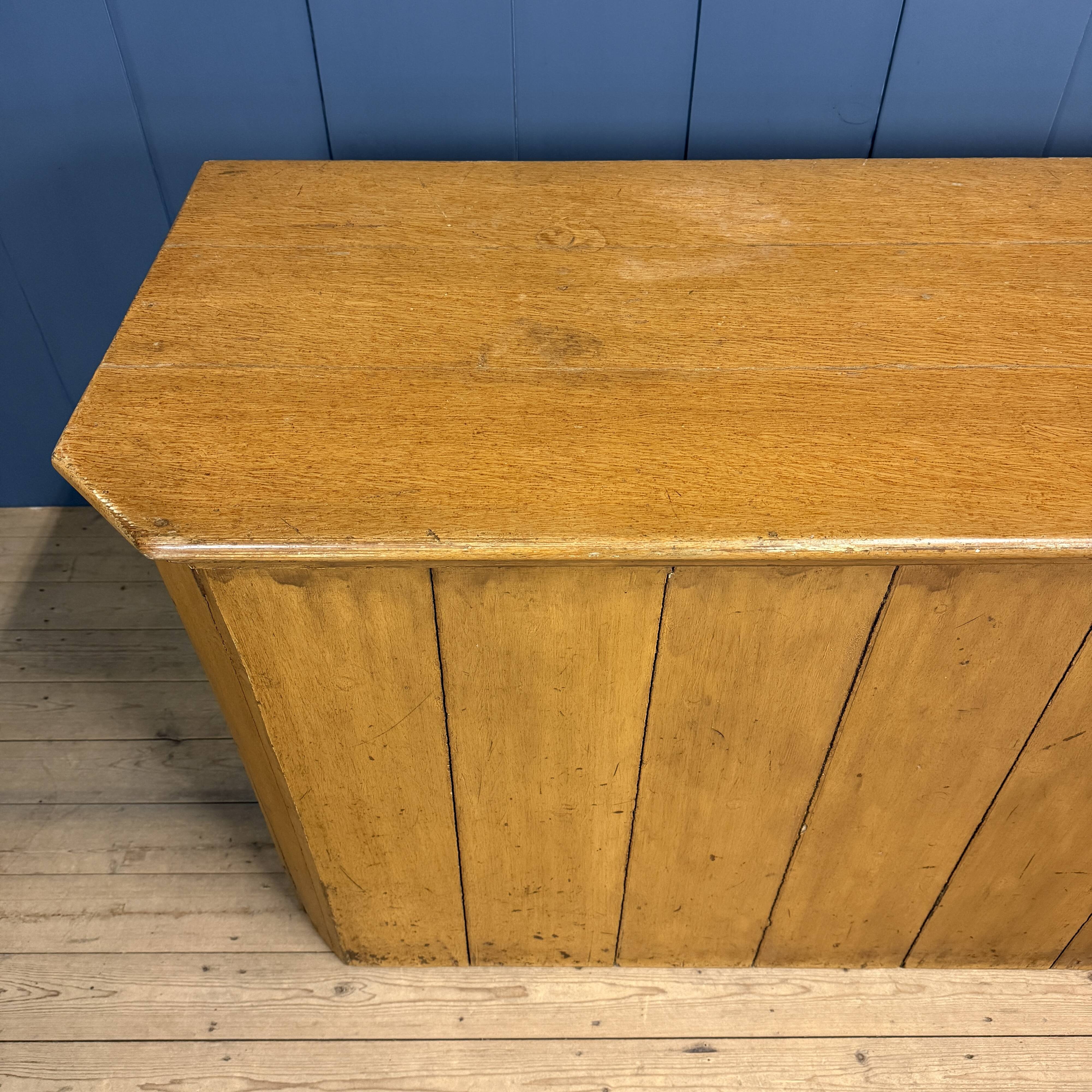 Antique painted Dutch counter