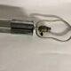 Steel and solid glass lamp from the 40s/50s