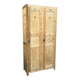 Vintage wooden wardrobe from 1940.