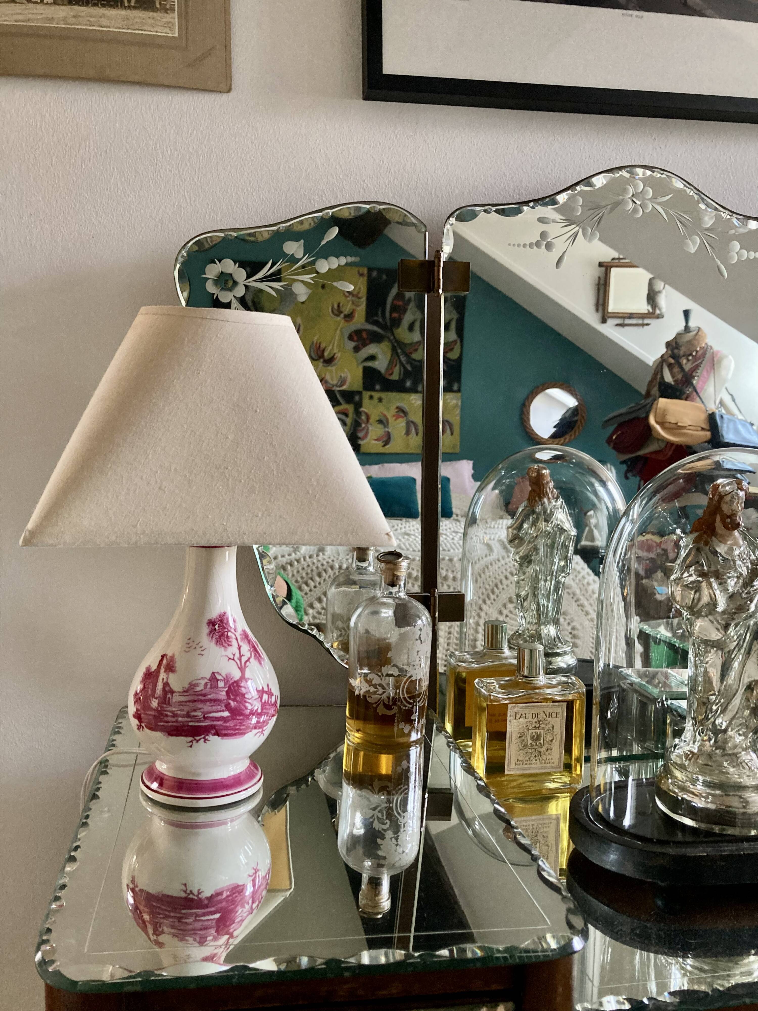 Pair of bedside lamps