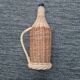 Wicker bottle with handle