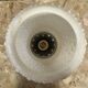 Bubble lamp in white plastic, plexiglass and aluminum from the 70s