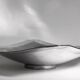 Polished Aluminum Contemporary Square Large Bowl
