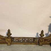 Pair of bronze Napoleon III andirons