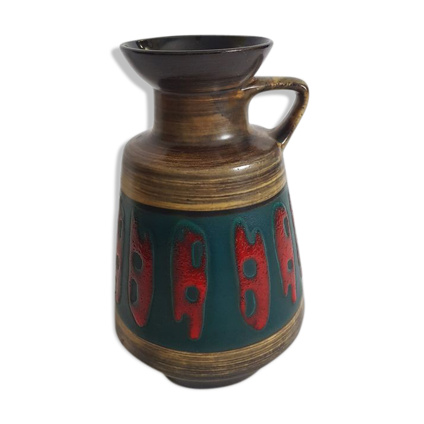 A ceramic vase made in Germany by Dumler and Breiden