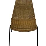 Vintage Rattan Chair Office Chair Gian Franco Legler 1950’S