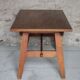 Table René Gabriel, table bois vintage, table à manger, table salon, table de repas, cuisine, 40's