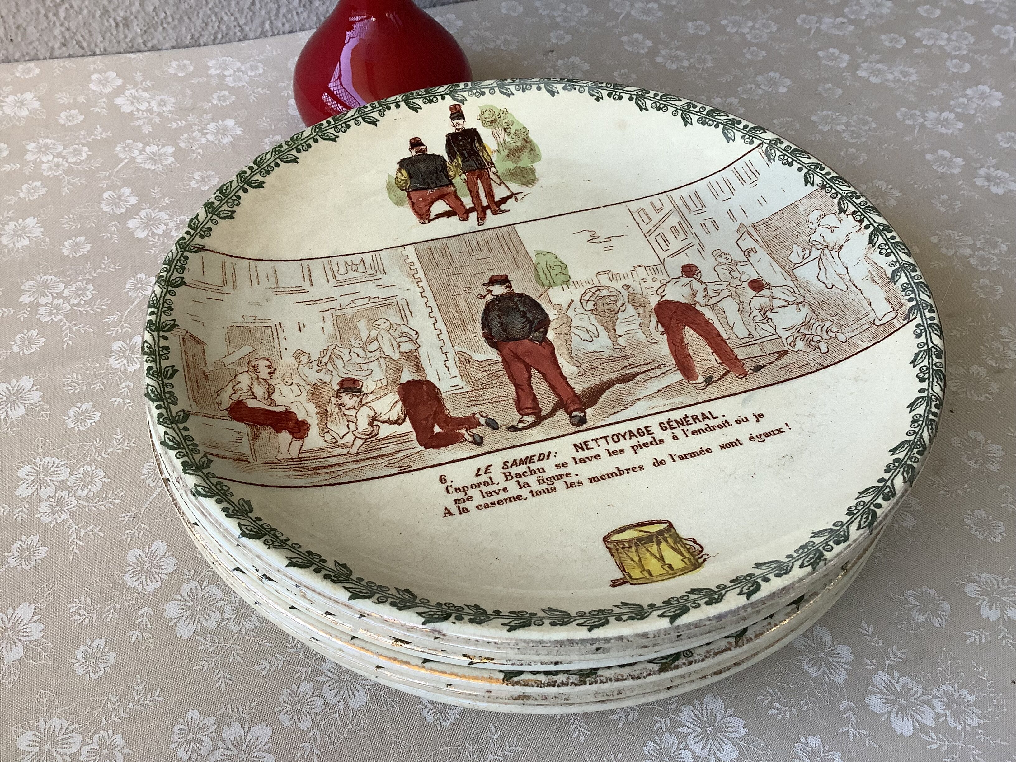 Talking plates Military Iron Land Choisy le Roi
