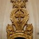Pair of L'Originale wall sconces plated with 24-carat gold featuring four bronze candles.