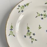 Assiette en Porcelaine du Comte d'Artois | Barbeaux | Fin du XVIIIe Siècle