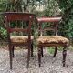 Lot de 4 chaises style Empire