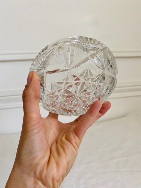 Crystal trinket bowl