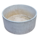 Large round container in composite material for garden, 53 cm in diameter and 25 cm in height