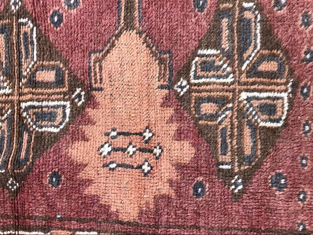 Afghan Turkmen rug handmade 115x136cm