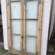 Old fir window with frame (one opening pane)