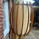 Lampadaire en rotin