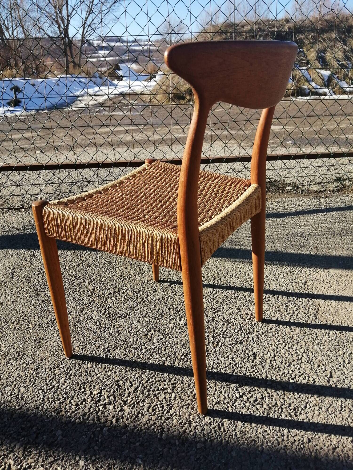 Series of 6 Scandinavian chairs Arne Hovmand-Olsen for Mogens Kold - 60s