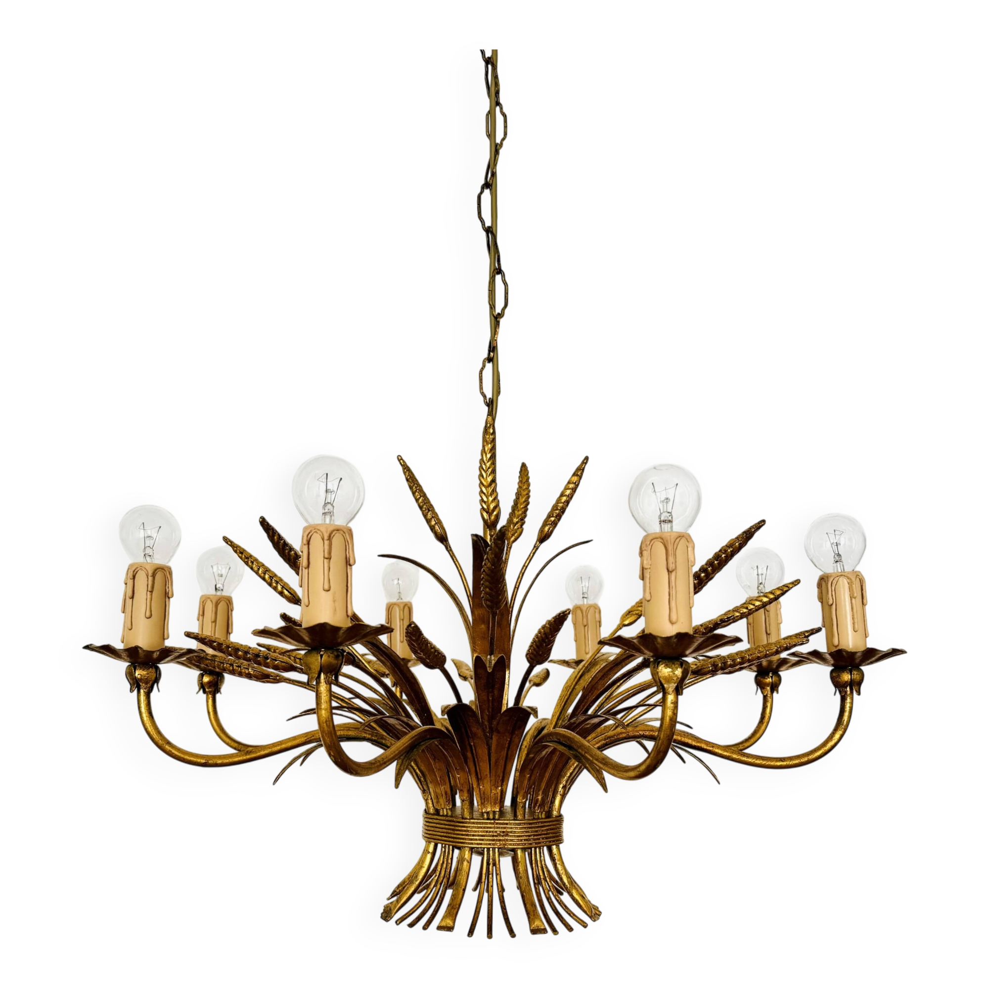 Italian Hollywood Regency Chandelier by Hans Kögl
