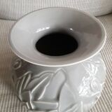Art-deco vase with floral pattern