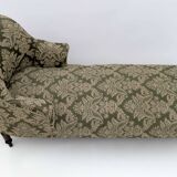 Chaise longue française Napoléon III du XIXe siècle