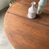 Round folding pine table mountain furniture