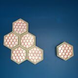 Wall light Space Age form hive ex USSR  circa 1970