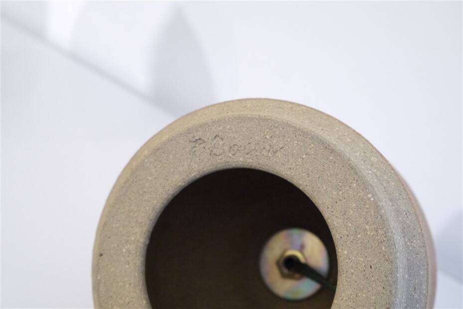 Danish ceramic lamp 1970