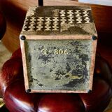 Large vintage square ceramic vase germany 1950