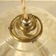 60s glass pendant light