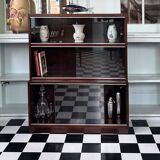 Glazed Mahogany Sectional Barristers Bookcase  / Display Cabinet