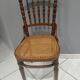 Rare suite of 8 chairs bistrot salon Fischel 1890