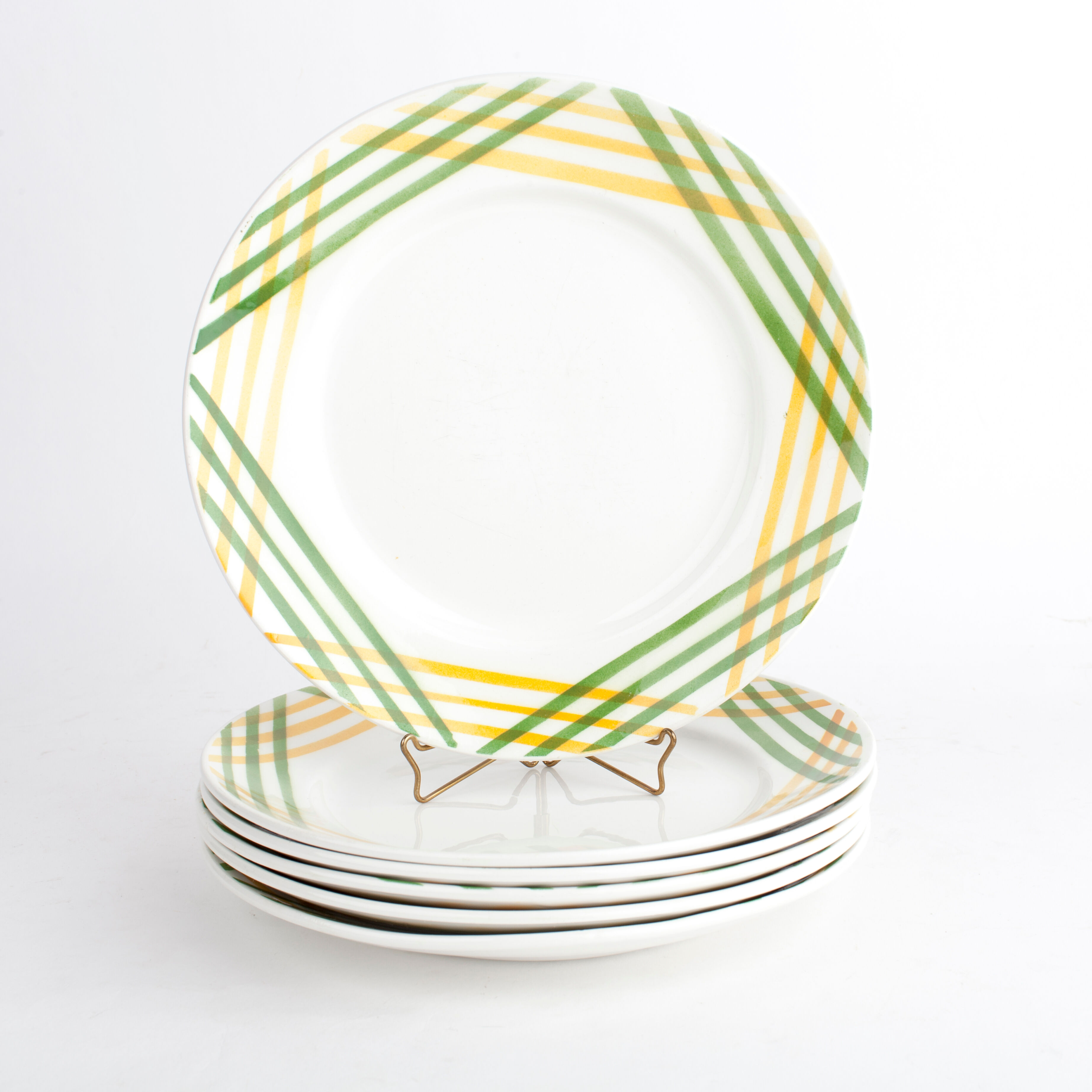 Lot of 6 plates Moulin des Loups