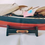 Model of nautical sailboat America 1851