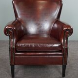 Leather armchair, Lounge Atelier