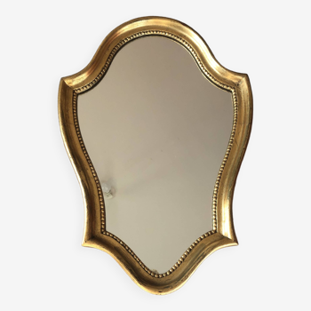 Golden baroque mirror