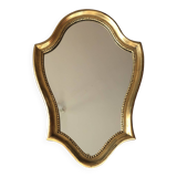 Golden baroque mirror