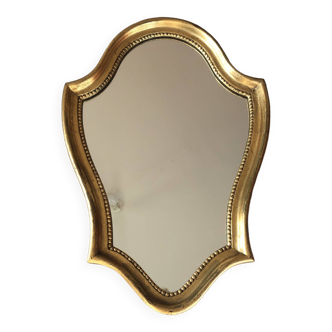 Golden baroque mirror