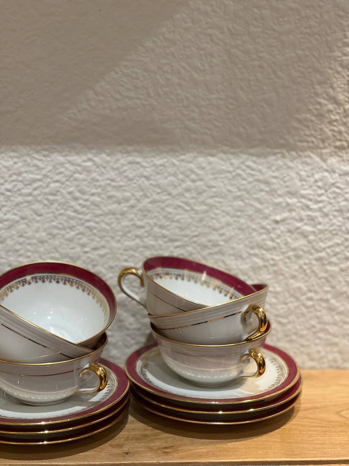 Limoges porcelain coffee service for 6 people