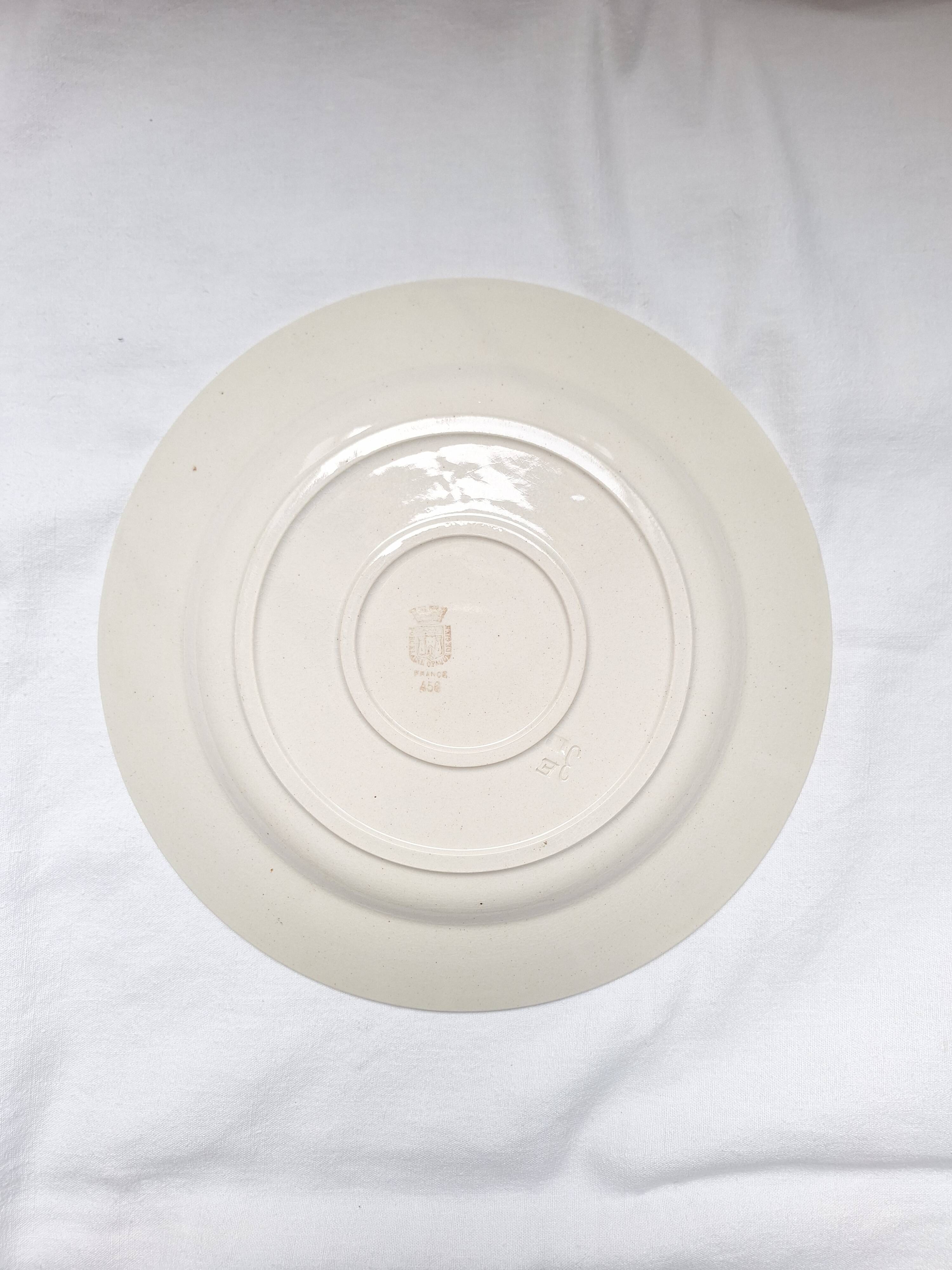 Round dish Gien 456